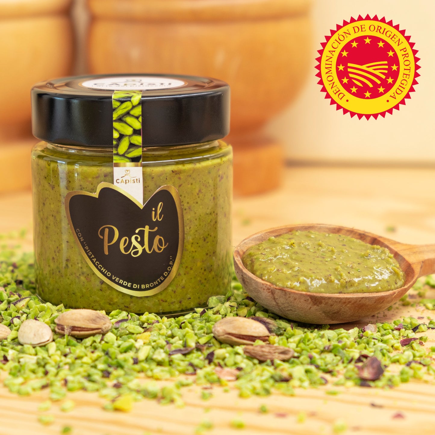 Pesto Verde de Pistacho Bronte DOP