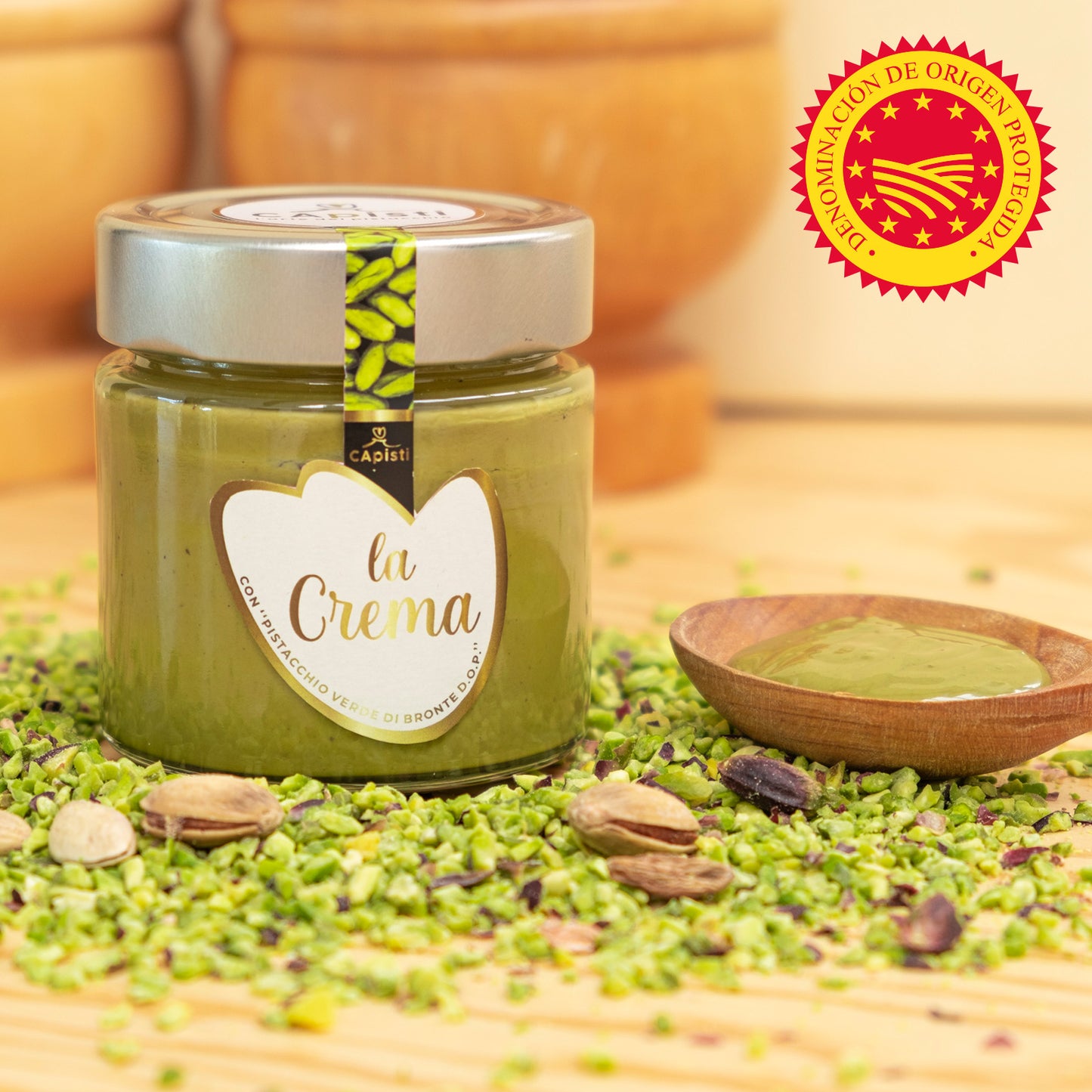 Crema de Pistacho 35% de Bronte DOP