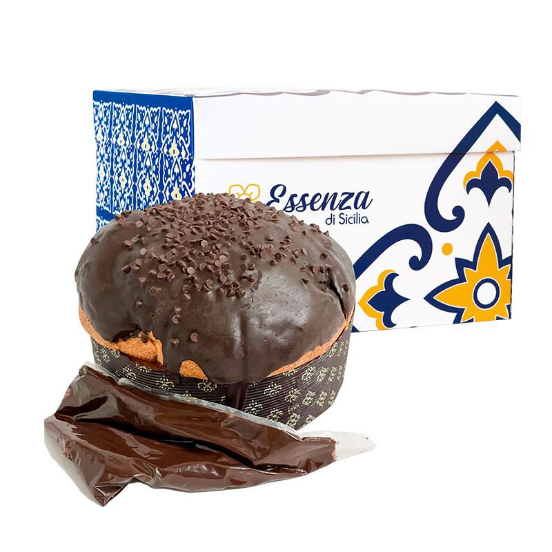 Panettone al "Chocolate" con manga pastelera de chocolate