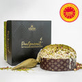 Panettone al "Pistacho Verde de Bronte DOP" con manga pastelera