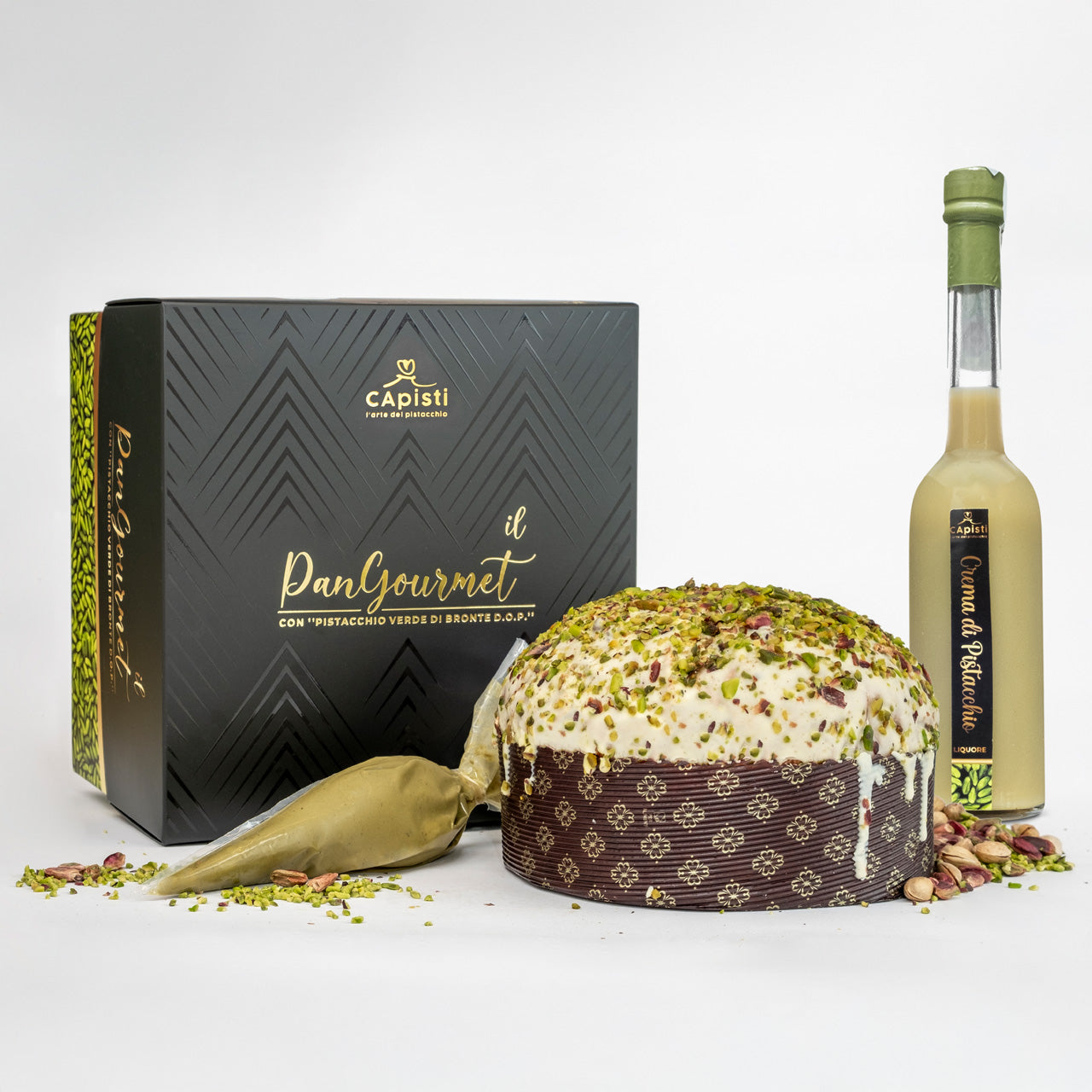 Caja Duo  de Oro Verde